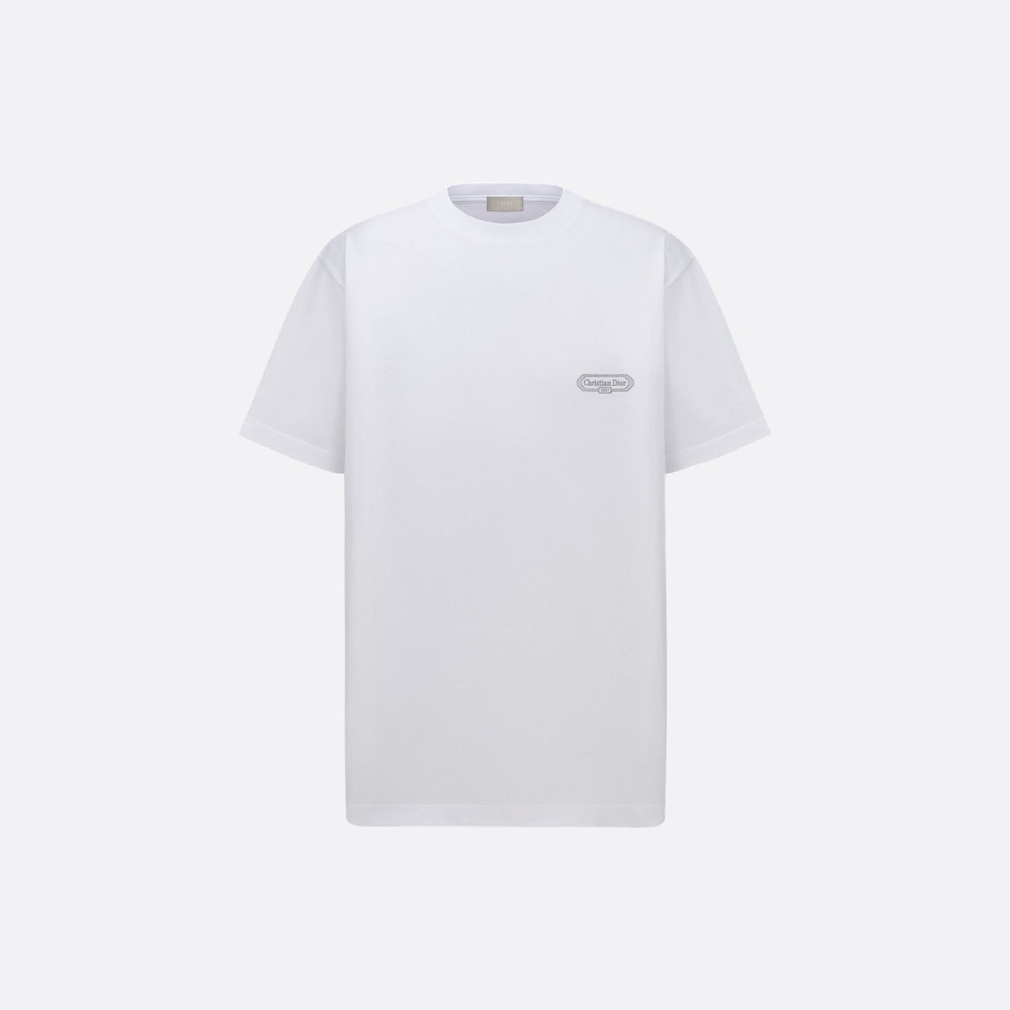 Dior CD Box T-Shirt "White Cotton Jersey"