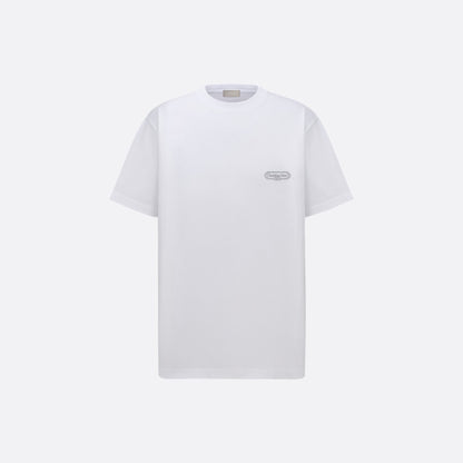 Dior CD Box T-Shirt "White Cotton Jersey"