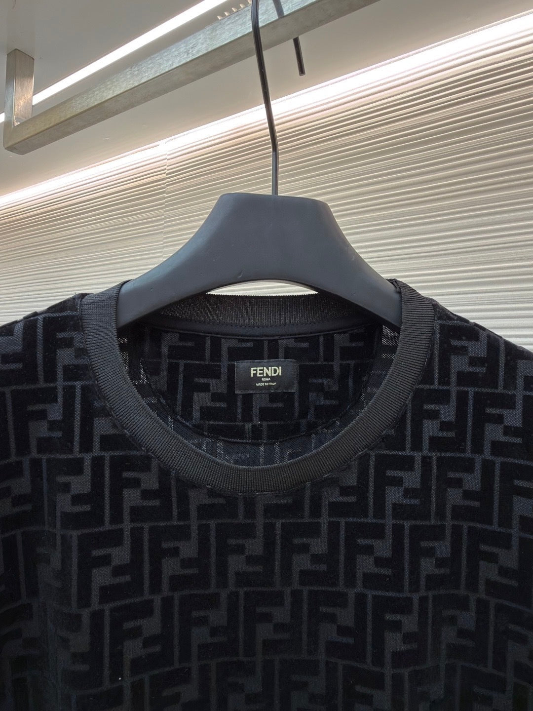 Fendi FF Monogram T-Shirt "Black"