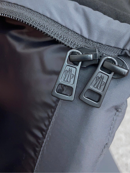 Monlcer Madeira Hooded Down Jacket "Grey-Black"