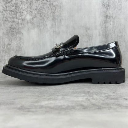 Dior Horsebit CD Loafers "Black"