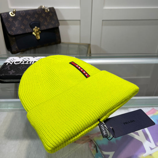 Prada Beanie "Neon Yellow"