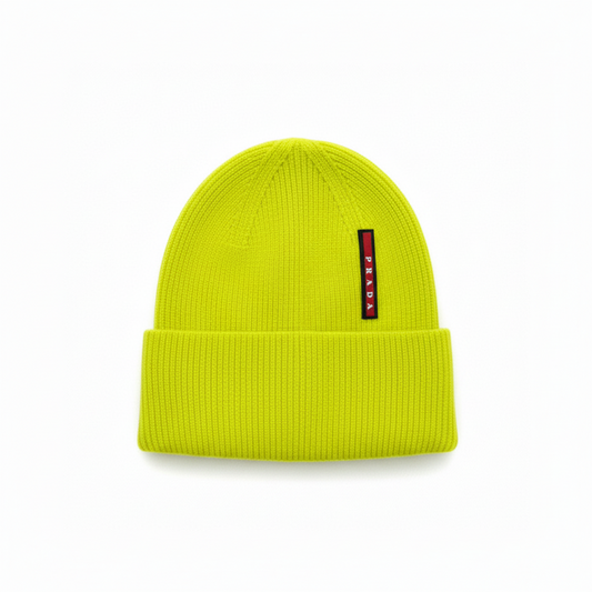 Prada Wool Beanie "Neon Yellow"