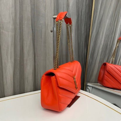 Saint Laurent Loulou Small Bag in Matelasse Lambskin