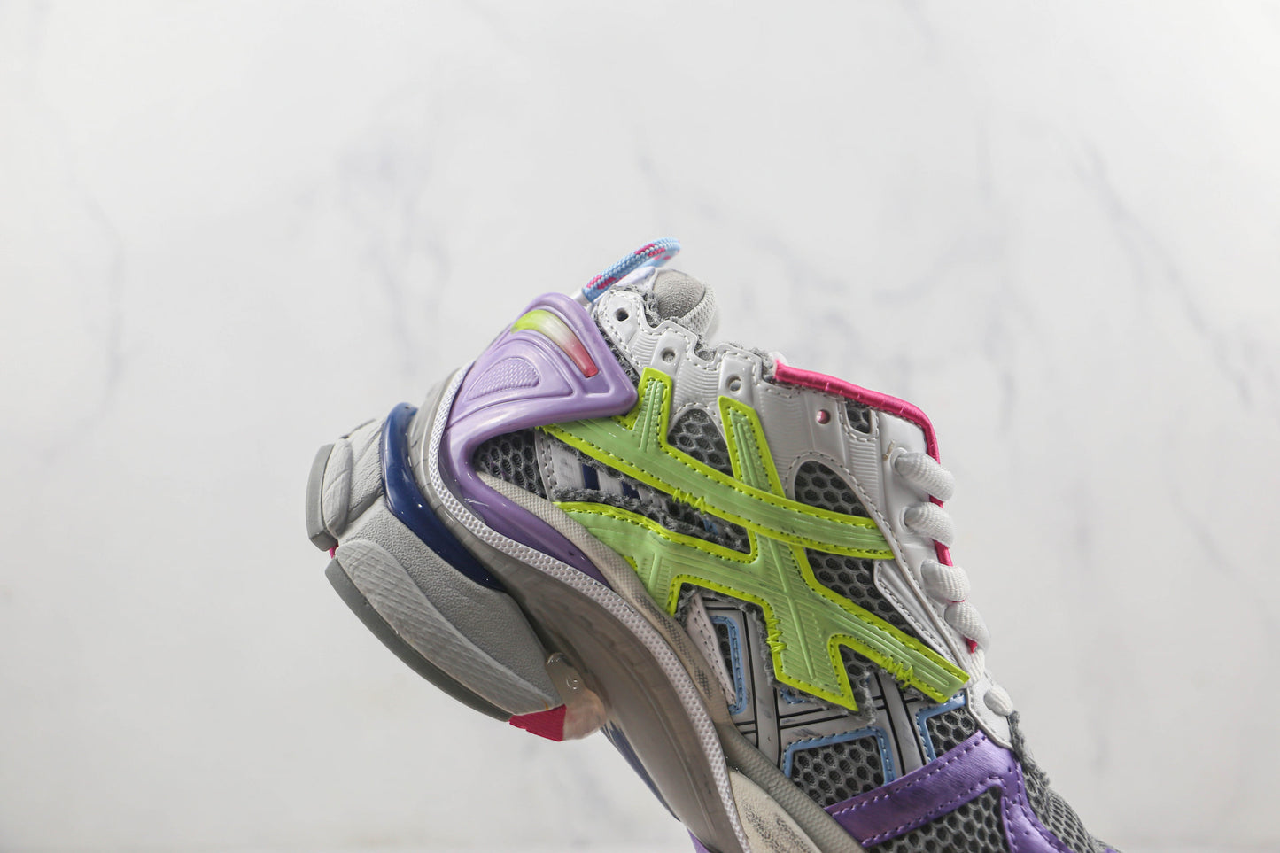 Balenciaga Runner "Light grey-Purple-Yellow"