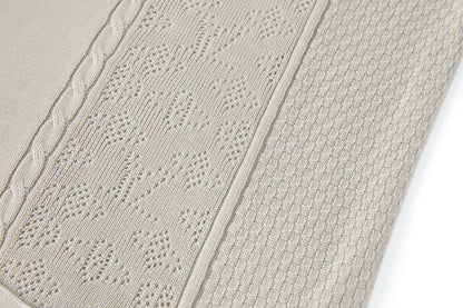 Louis Vuitton Pointelle Cotton-Silk Cardigan "Ivory"