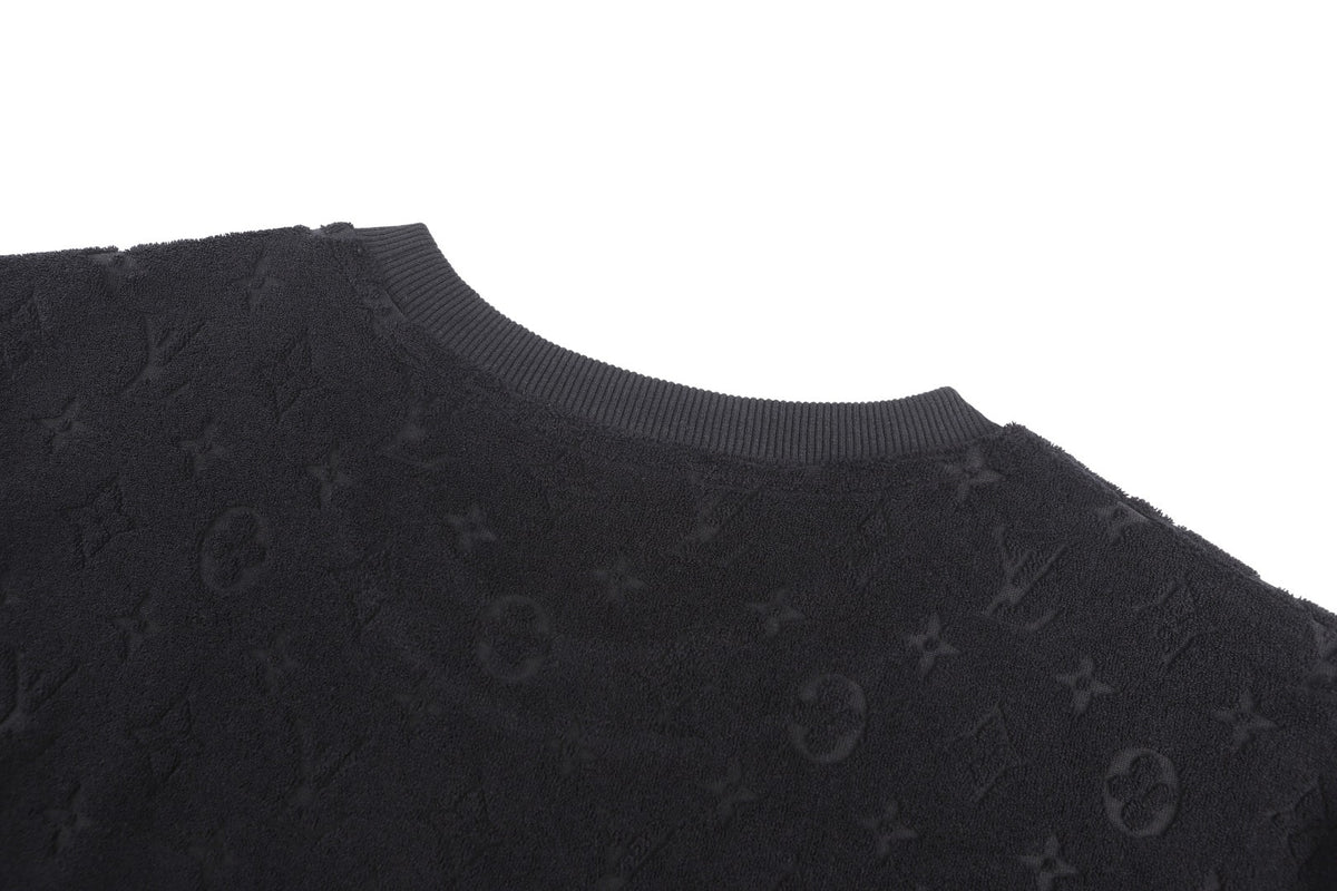 Louis Vuitton Monogram French Terry T-Shirt "Black"