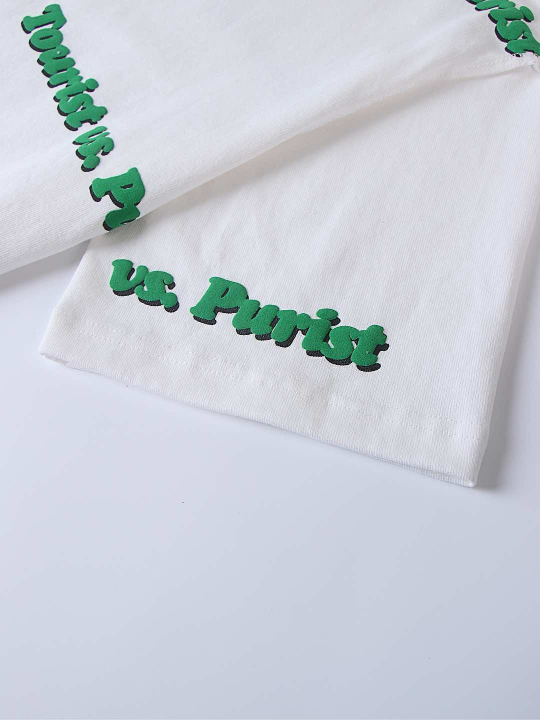 Louis Vuitton Tourist VS Purist Printed T-shirt "White-Green"