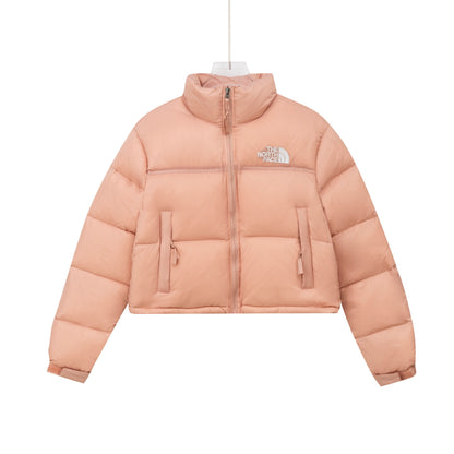 The North Face Nuptse Short Down Jacket "Peach Pink"