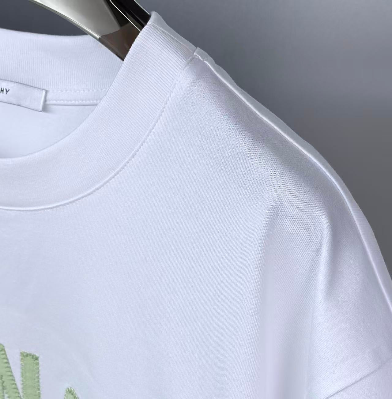 Givenchy Emrboidered Logo T-Shirt "White"