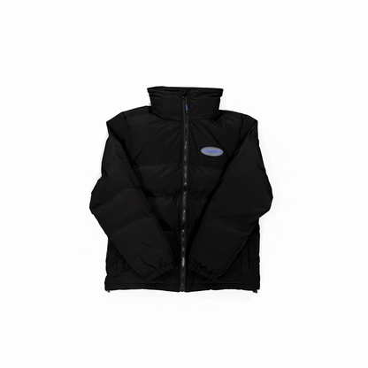 Trapstar Hyperdrive Down Jacket "Black-Blue"