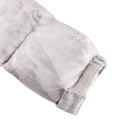 The North Face Nuptse 700 Down Jacket "Silver Grey Wooden Tiger Print"