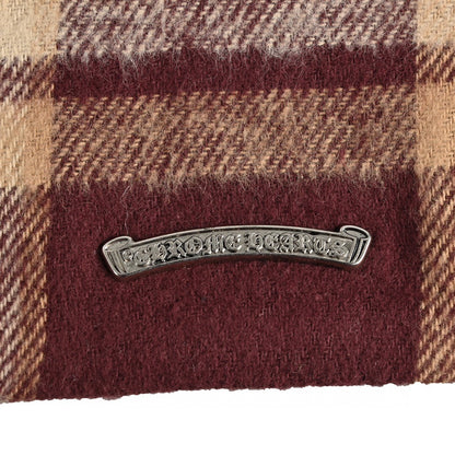 Chrome Hearts Shearling Collar Plaid Jacket