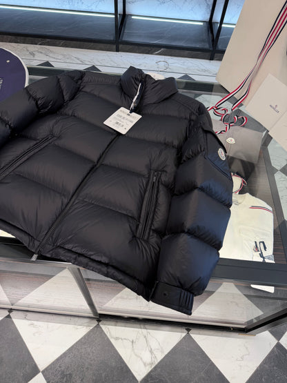 Moncler Levitha Hooded Short Down Jacket "Black"