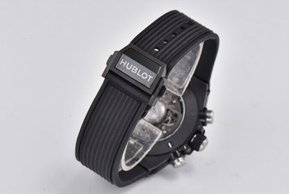 Hublot Big Bang Unico 44mm Black Rubber Strap Skeleton Dial