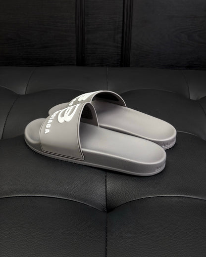 Balenciaga Pool Slides "Grey"