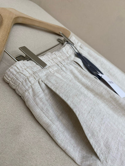 Dior Linen and Cotton Pants "Beige"