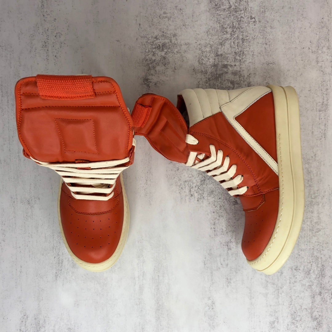 Rick Owens Geobasket "Orange-White"