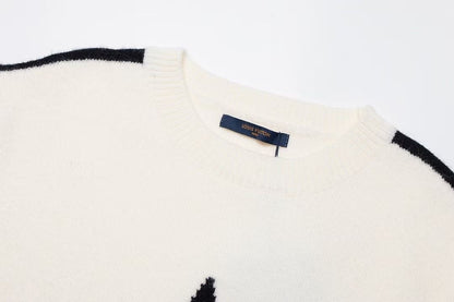 Louis Vuitton Snowflake Sweater "White-Black"