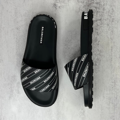 Balenciaga Slides "Black-White"