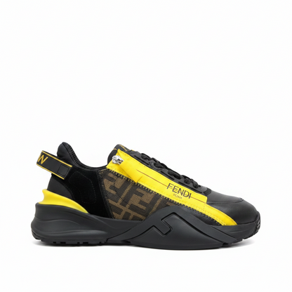 Fendi Flow "Black-Yellow Monogram"