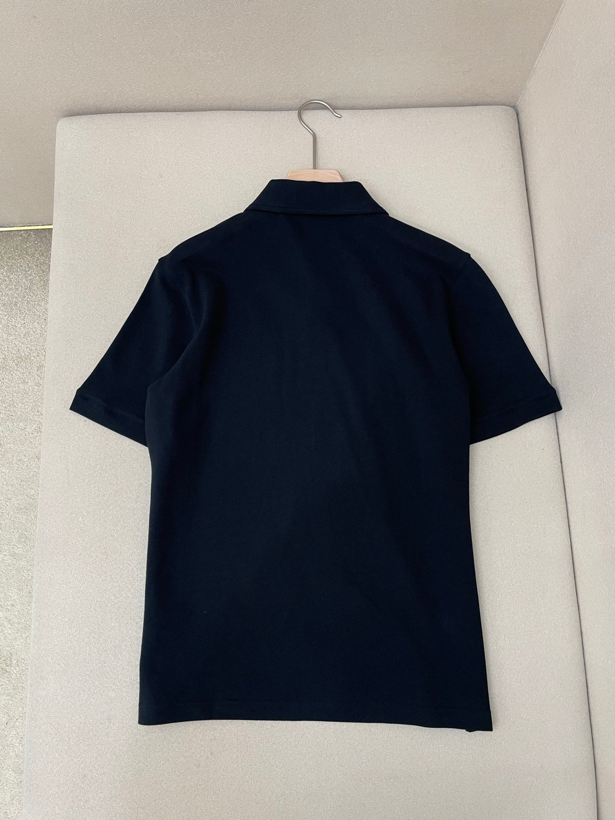 Gucci Cotton Piquet Polo Shirt with Embroidery "Black"