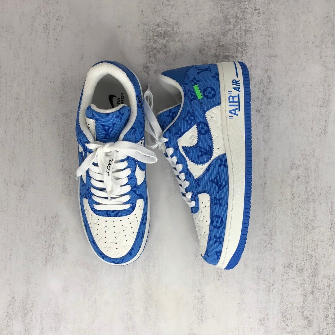 Louis Vuitton x Nike Air Force 1 "Blue-White"