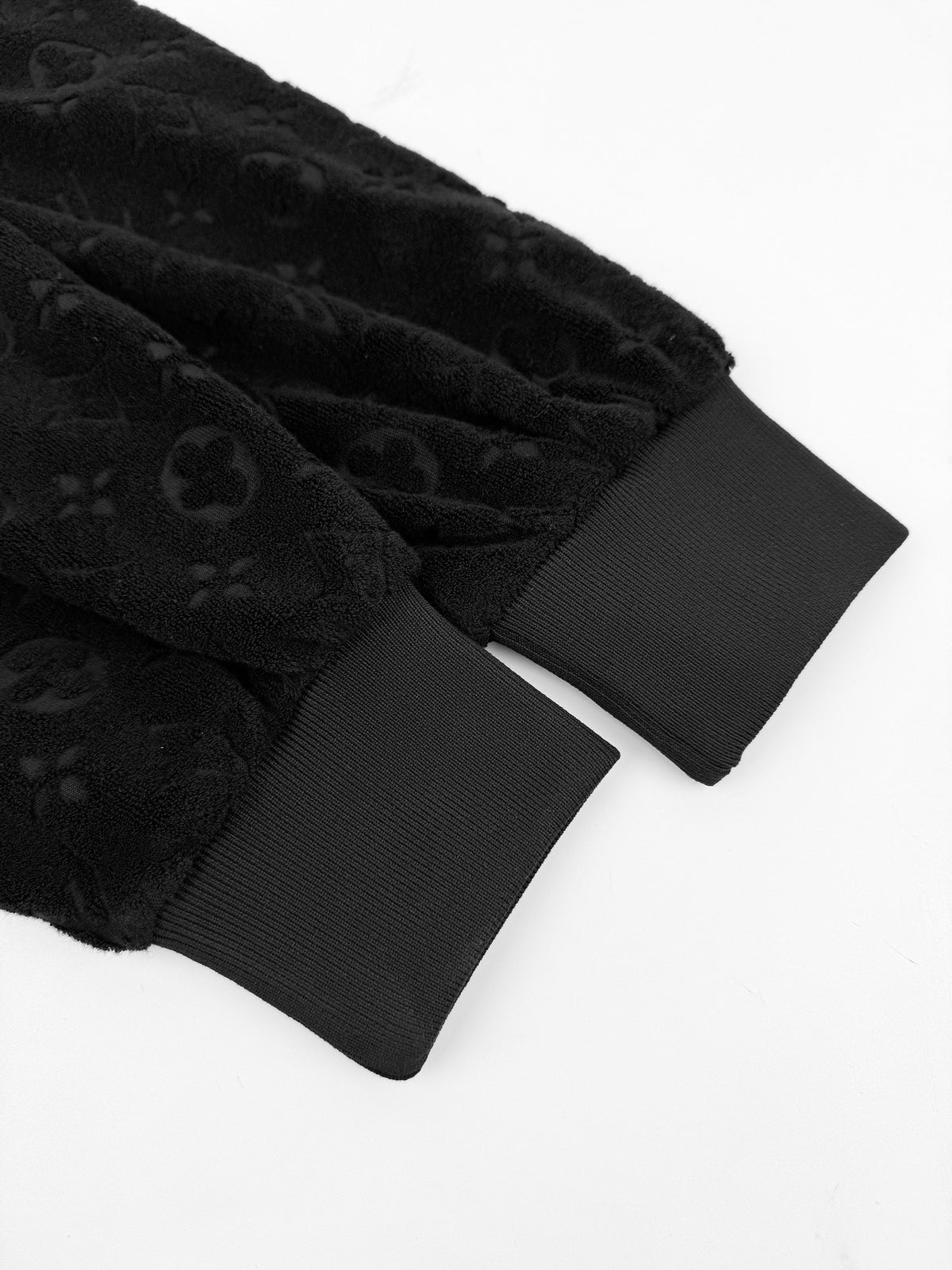 Louis Vuitton Monogram French Terry Zip-Through Hoodie "Black"