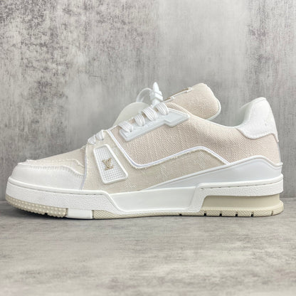 Louis Vuitton Trainers "White Denim"