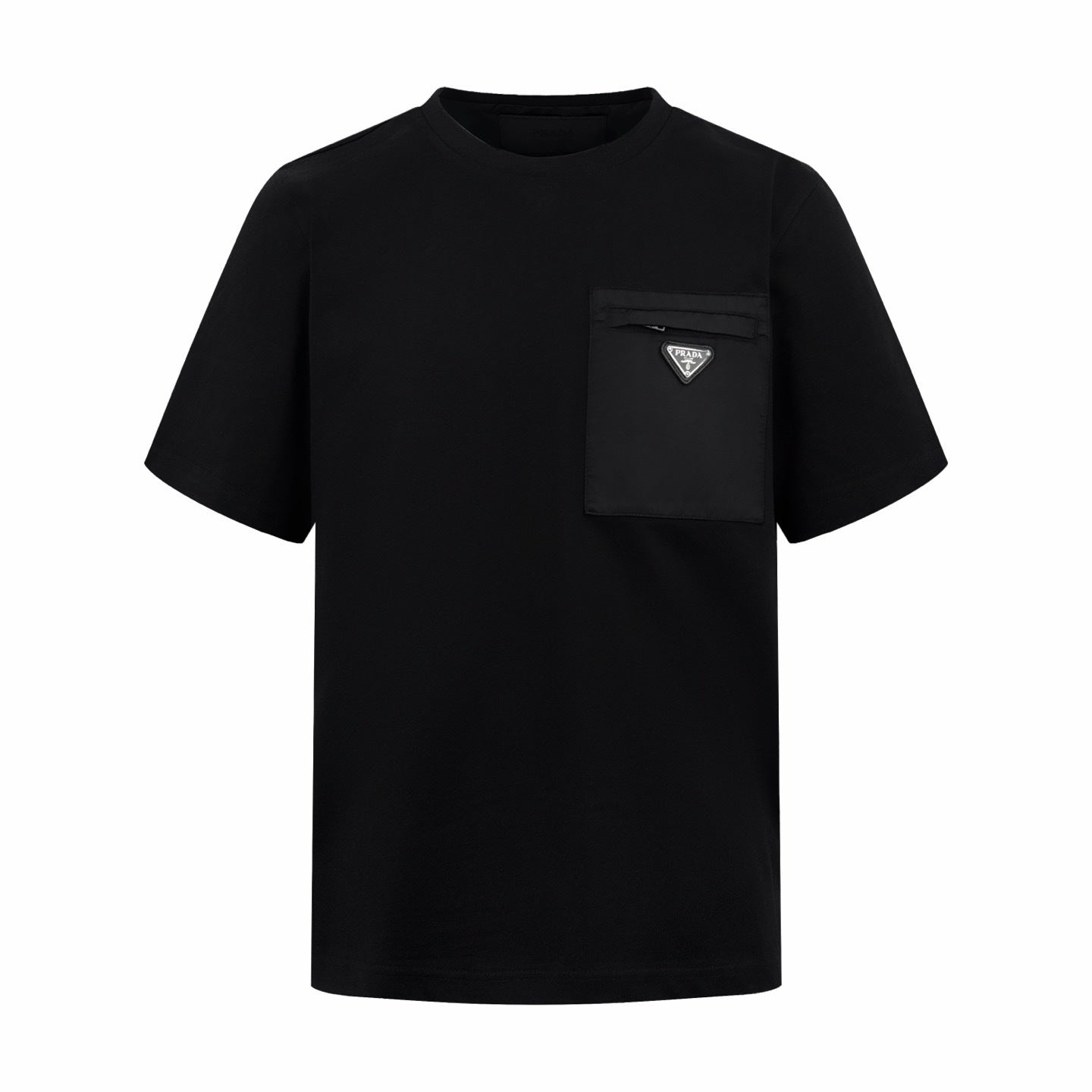 Prada Re-Nylon and Jersey T-Shirt "Black"