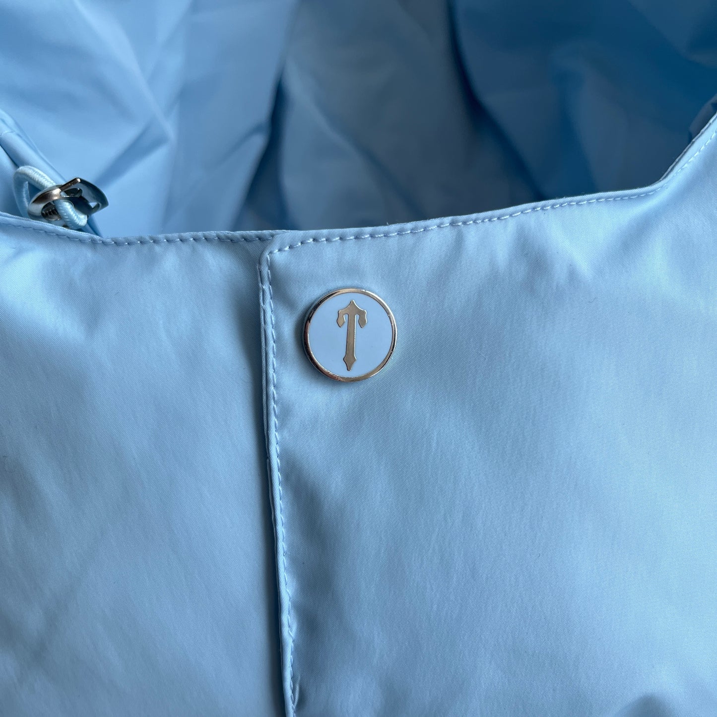 Trapstar Short Irongate Down Jacket "Blue"