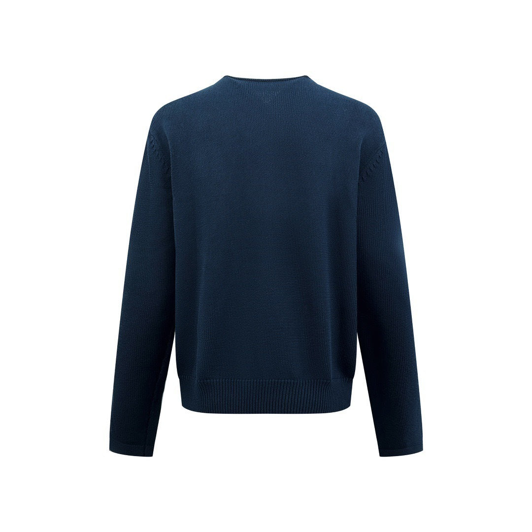 Dior and Hylton Nel Sweater "Navy Blue"