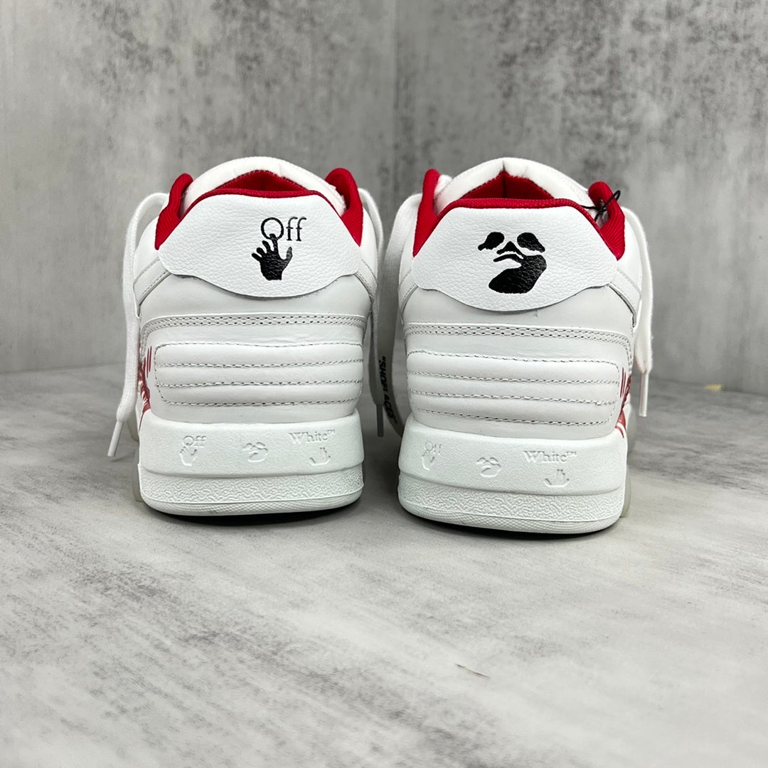 Off-White Out Of Office "White-Red For Walking"