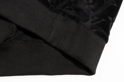 Louis Vuitton Velour Jacquard Hoodie "Black"
