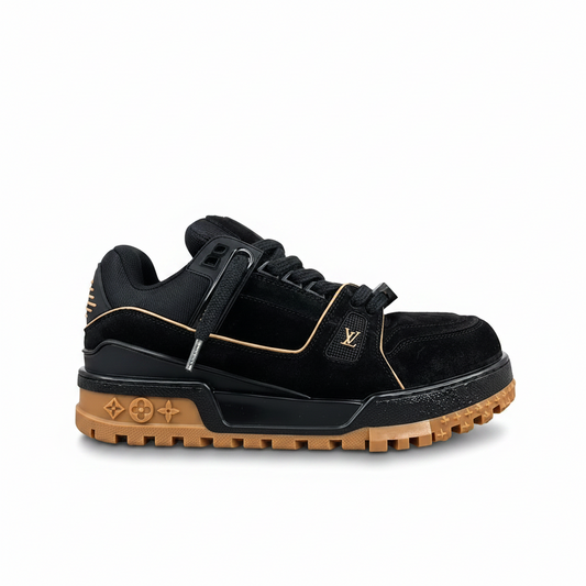 Louis Vuitton Maxi "Brown-Black Suede"