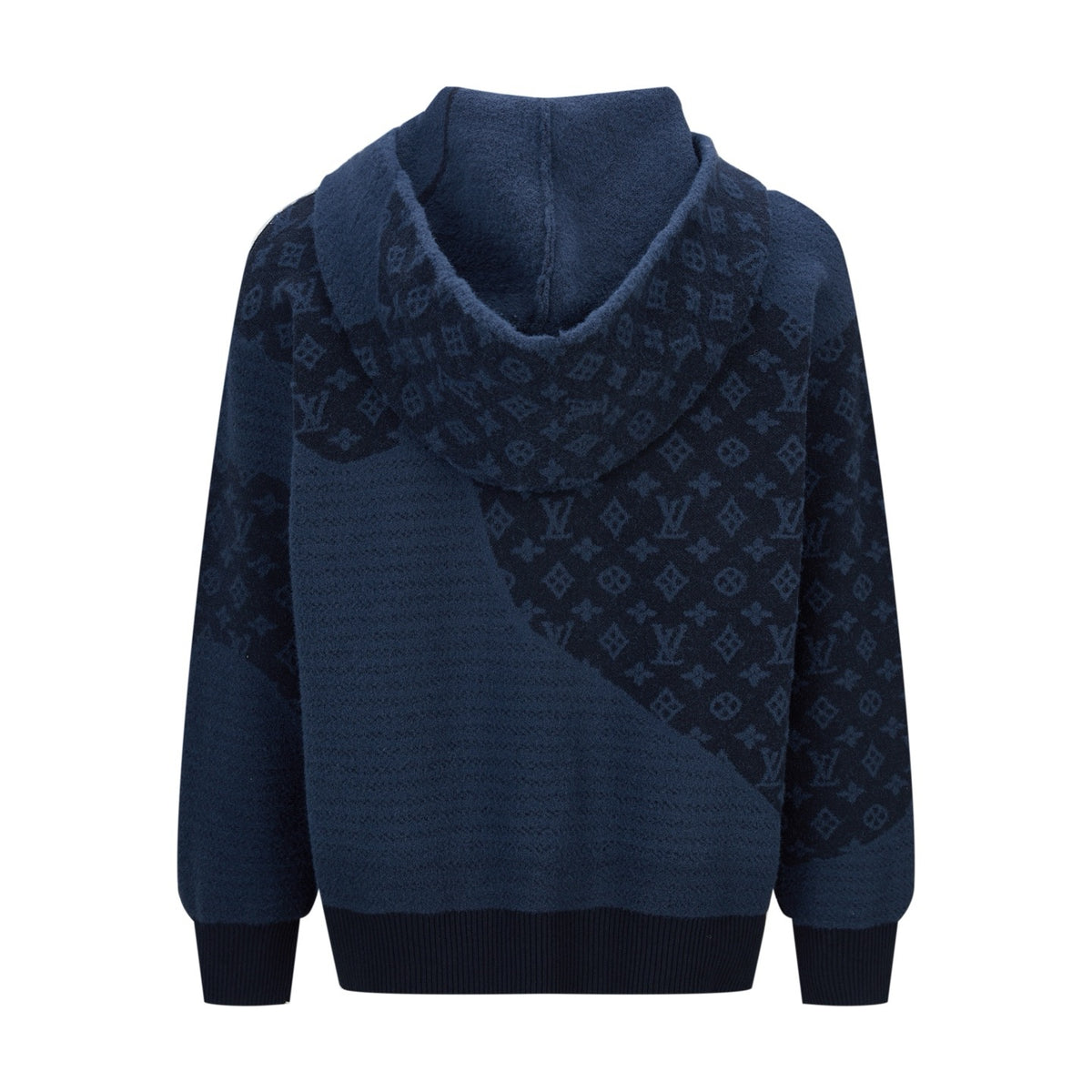 Louis Vuitton Graphic Jacquard Hoodie "Blue"