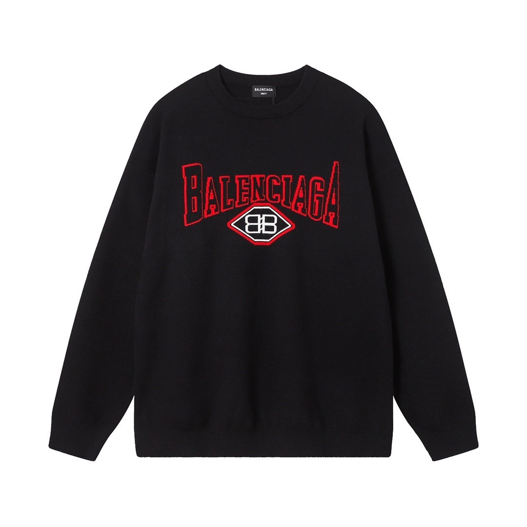 Balenciaga Sweater "Black-Red"