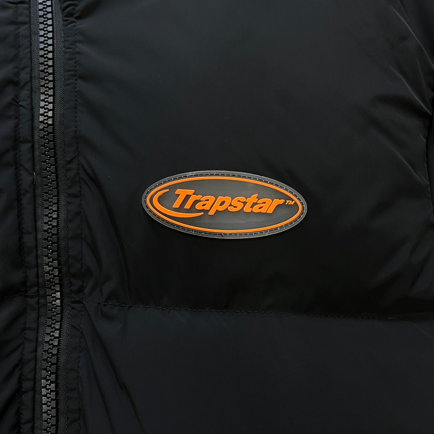 Trapstar Hyperdrive Down Jacket "Black-Orange"