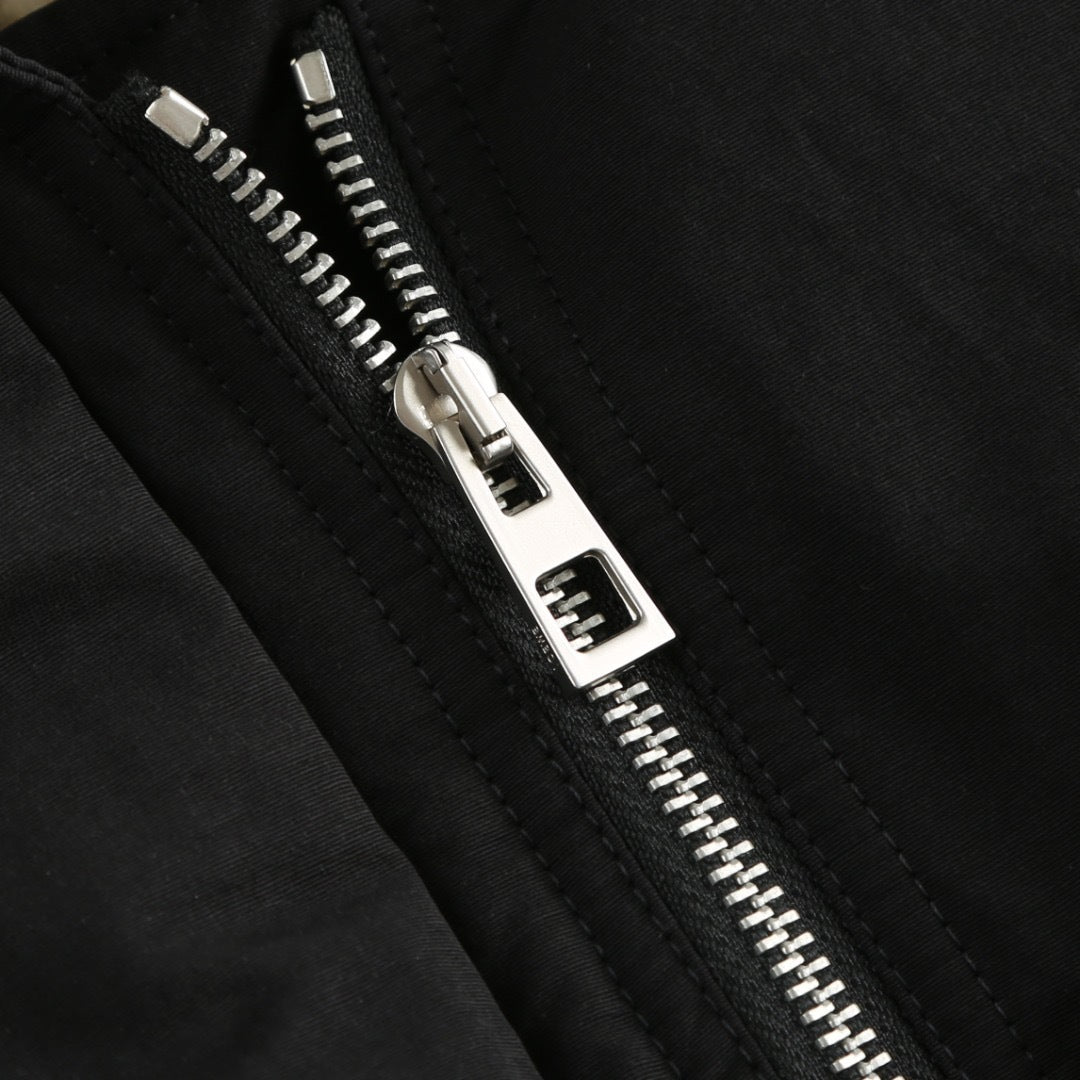 Loewe Shearling-Trimmed Down Jacket "Black"