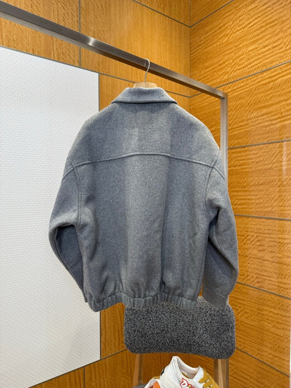 Miu Miu Double Cashmere Blouson Jacket