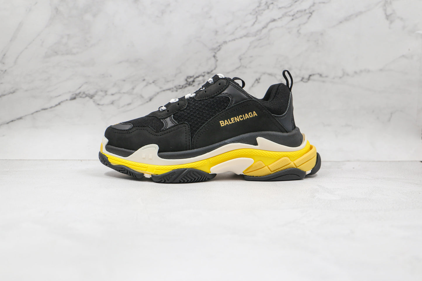 Balenciaga Triple S "Black-Yellow"