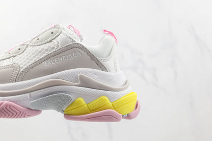 Balenciaga Triple S "Grey-Pink-Yellow"