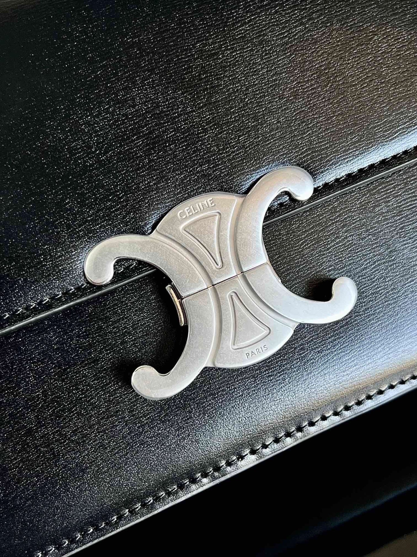 Celine Teen Triomphe Bag in Shiny Calfskin