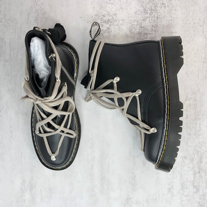 Rick Owens x Dr.Martens Laced Ankle Boots "Black"
