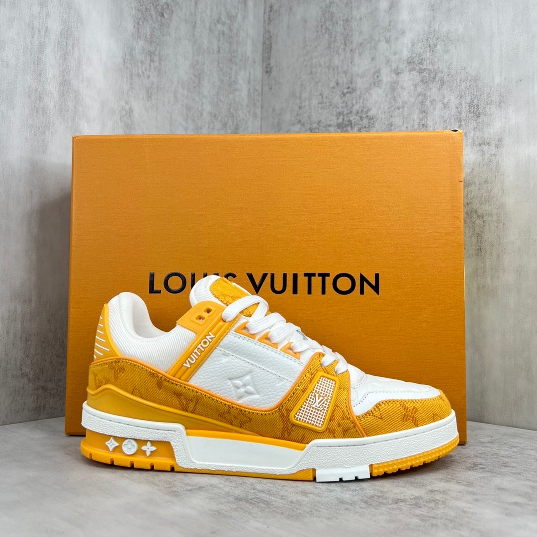 Louis Vuitton Trainers "Gold-White"