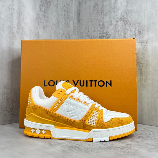 Louis Vuitton Trainers "Gold-White"