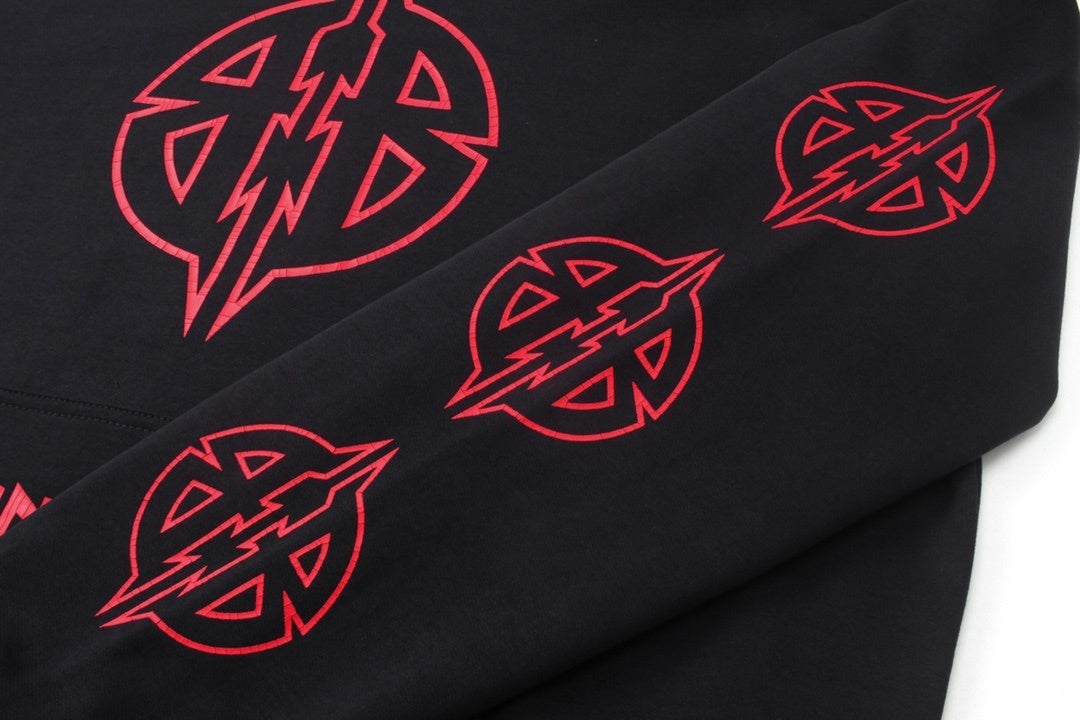 Balenciaga Hoodie "Black-Red"