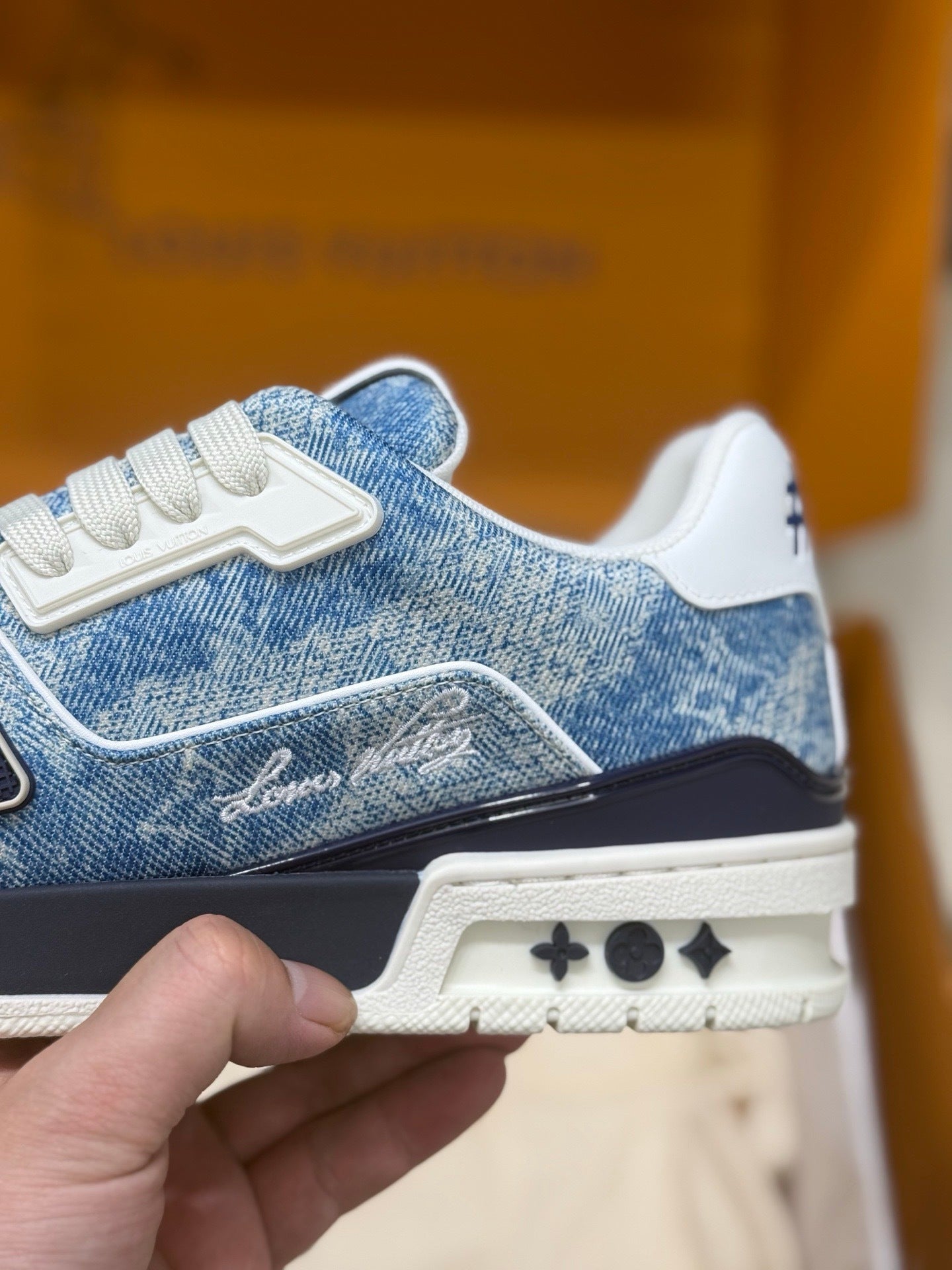 Louis Vuitton LV Trainers "Light Blue Denim"