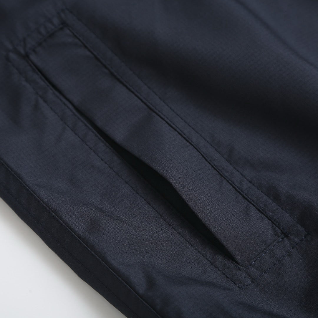 Thom Browne 4-Bar Stripe Hooded Jacket "Navy Blue"