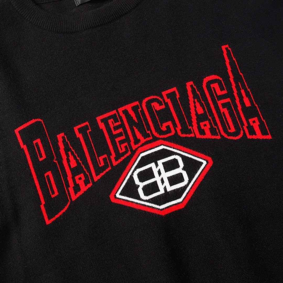 Balenciaga Sweater "Black-Red"